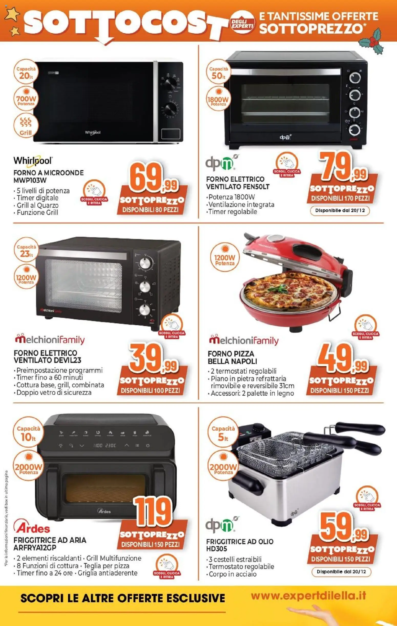 Volantino Expert del 12.12.2025 | Pagina: 20 | Prodotti: Forno a microonde, Forno, Griglia, Forno elettrico