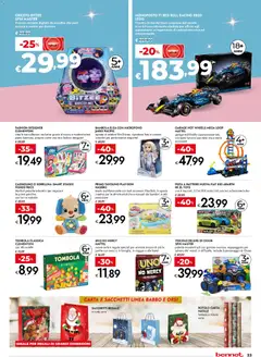 Anteprima del volantino bennet Un Natale Gourmet catalogo valido a partire dal 11.12.2025 | Pagina: 23 | Prodotti: Peluche, Red Bull, Tavolo, Batterie