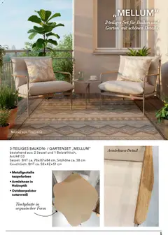 Rahaus Prospekt Gartenmöbel	 ab 26.02.2026 gültig | Seite: 5 | Produkte: Sessel, Couchtisch