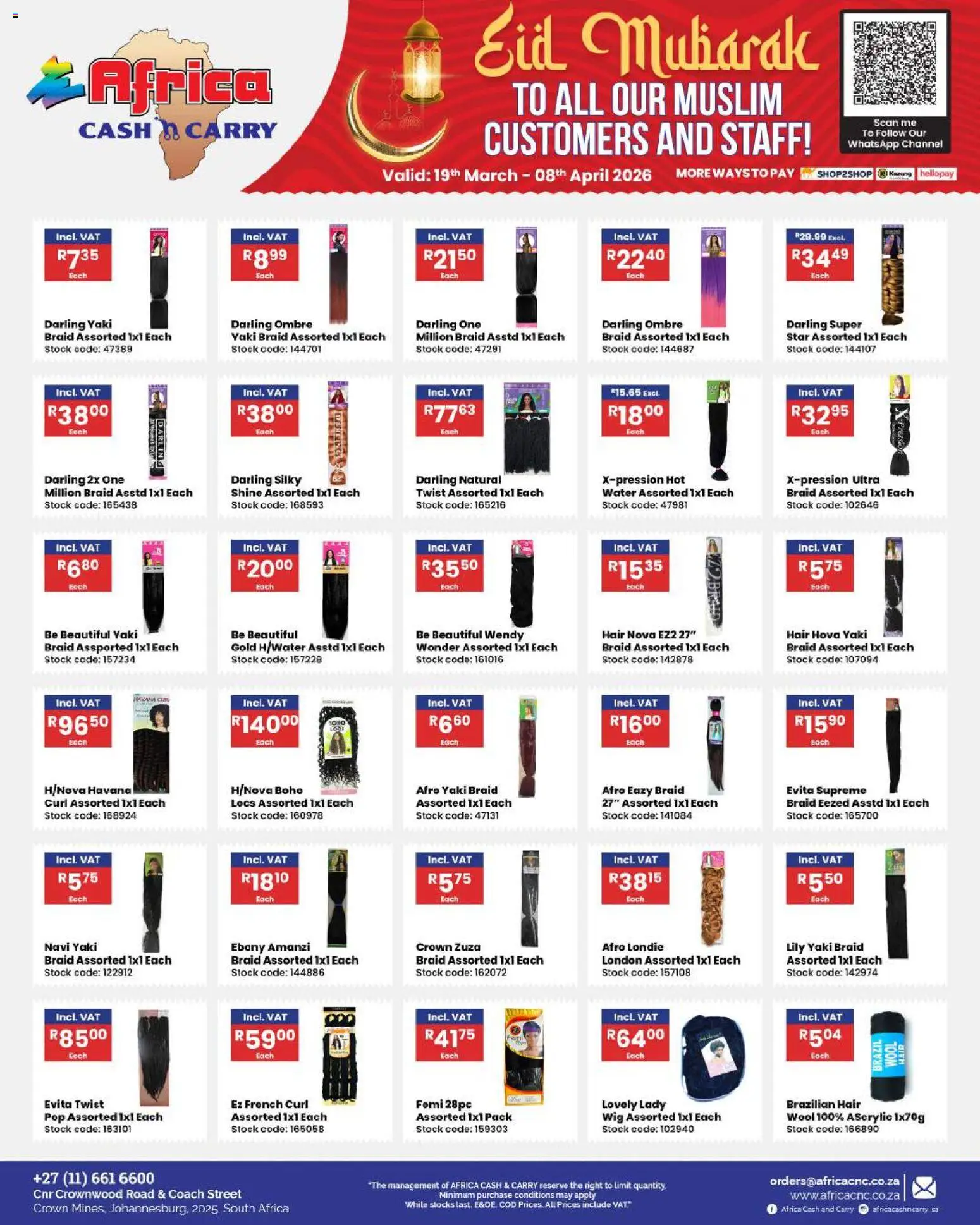 New Africa Cash & Carry catalogue – valid from 19.03.2026 | Page: 21 | Products: Stock, Water