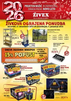 Živex katalog akcije – veljaven od 17.12.2025