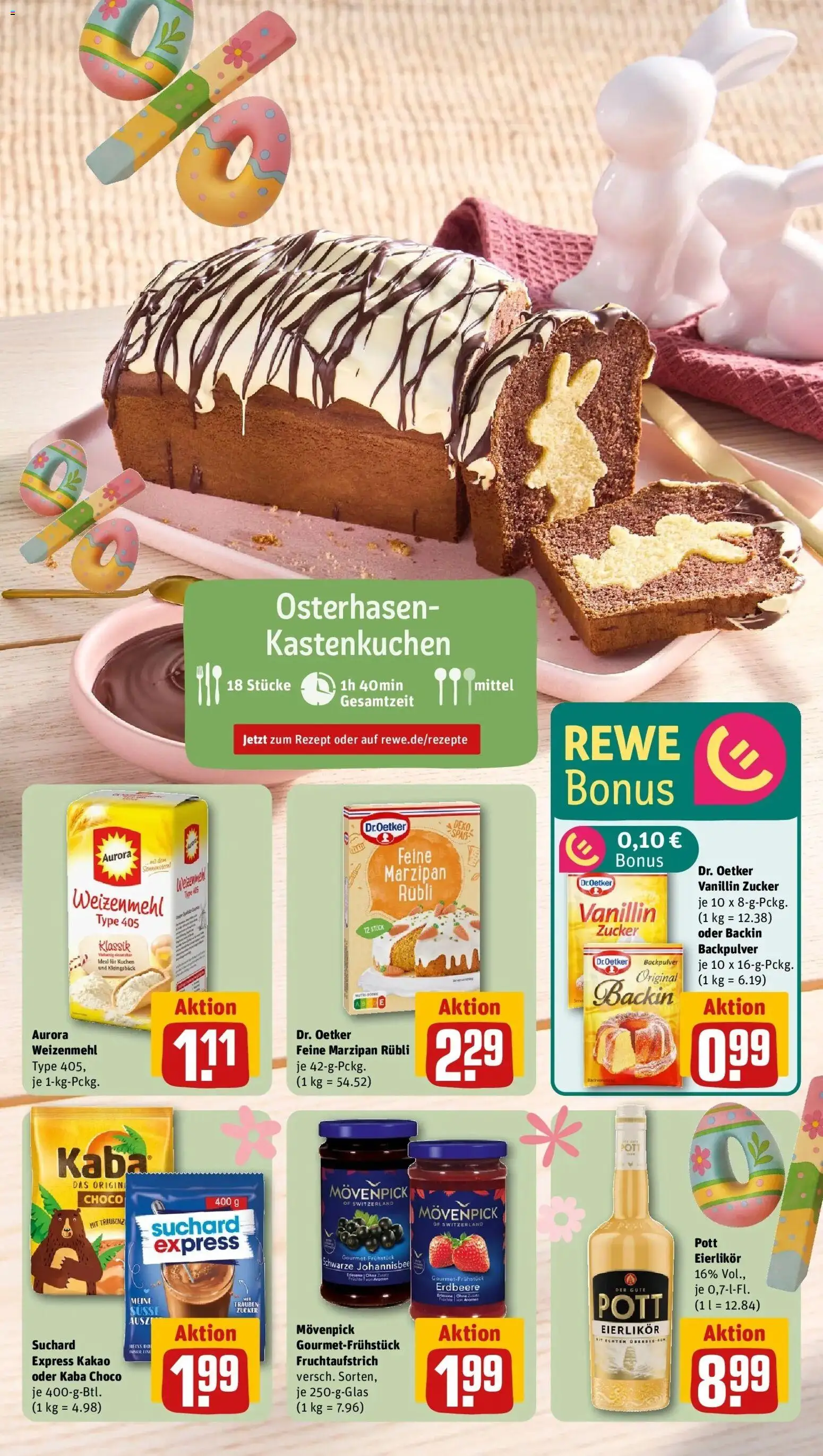 Rewe Prospekt Darmstadt / Martinsviertel	 – gültig ab 15.03.2026 | Seite: 5 | Produkte: Weizenmehl, Zucker, Kuchen