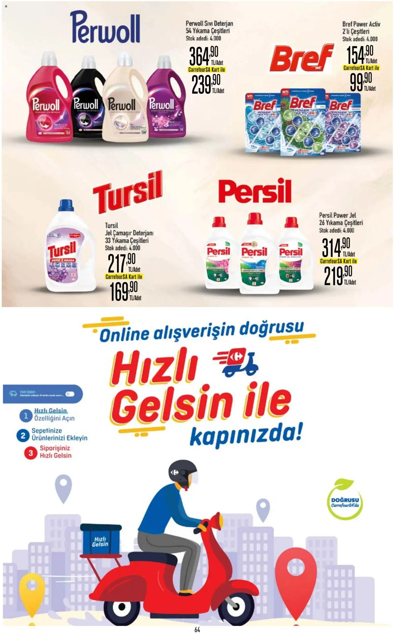 CarrefourSA Katalog - 09.02.2026 tarihinden itibaren geçerlidir | Sayfa: 63 | Ürünler: Çamaşır deterjanı, Deterjan