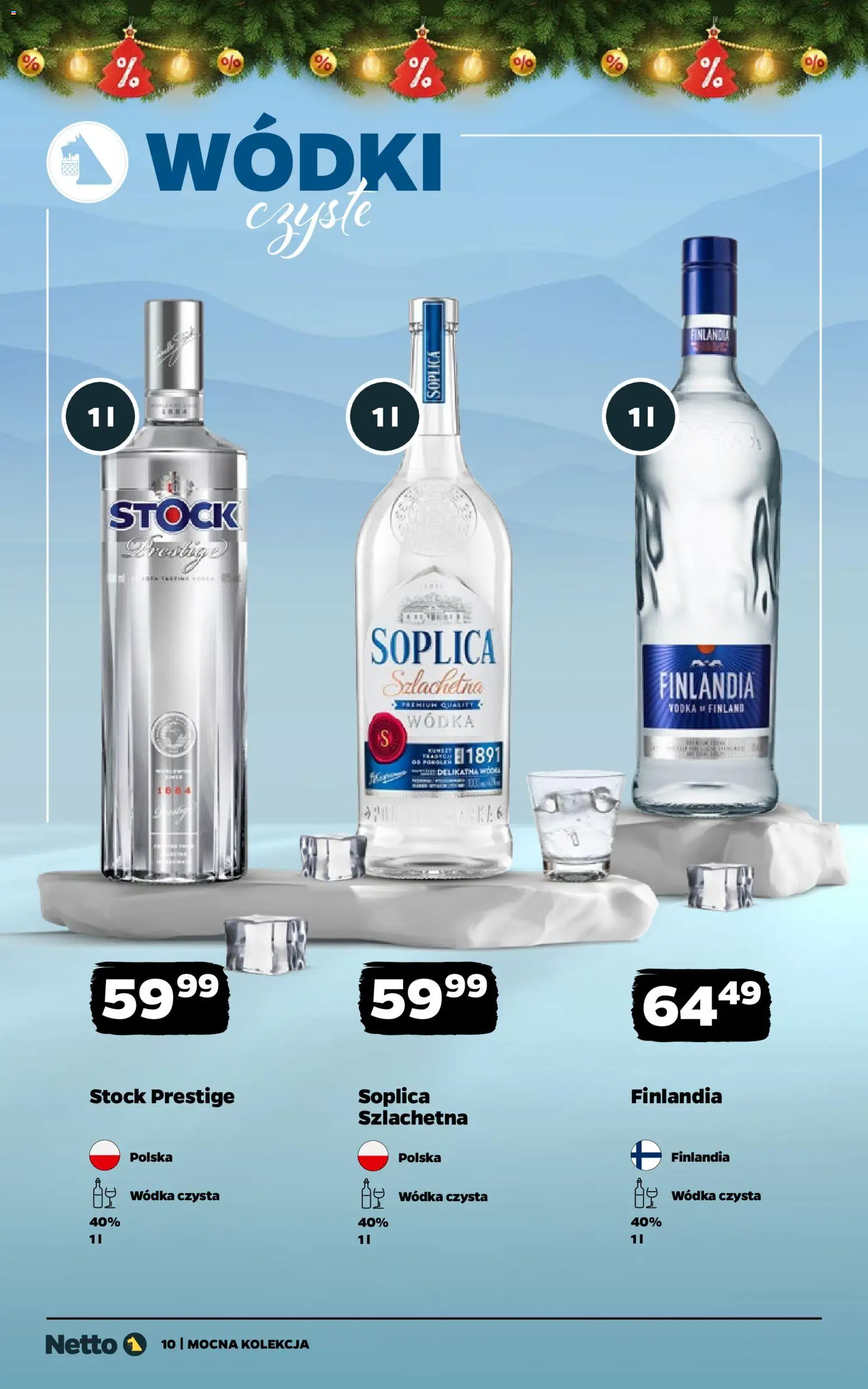 Netto gazetka - Mocna Kolekcja od 08.12.2025 | Strona: 10 | Produkty: Wódka