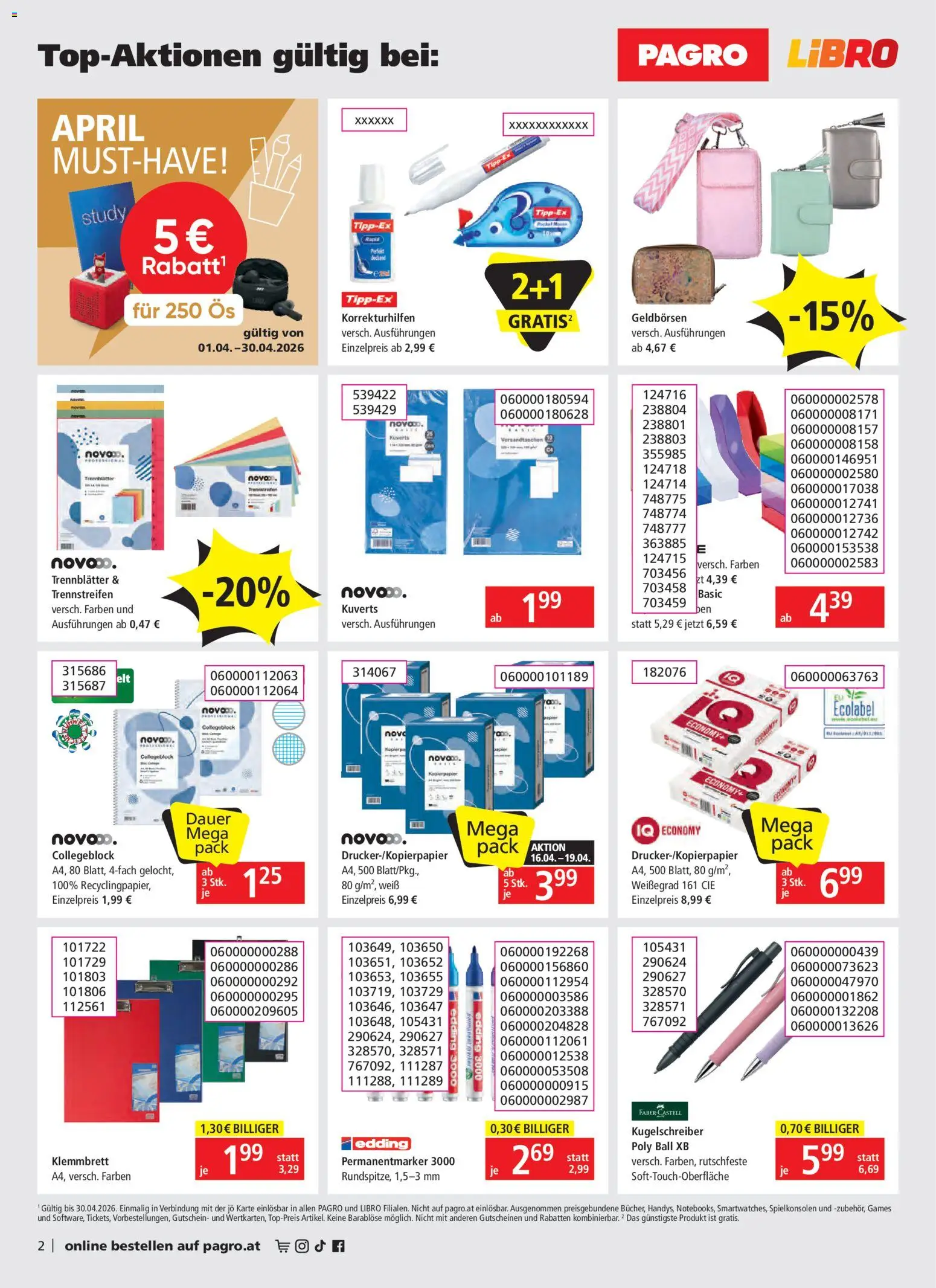 Pagro-Diskont Flugblatt gültig ab 16.04.2026 | Seite: 2
