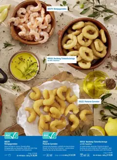 Bofrost Katalog ab 06.03.2026 gültig | Seite: 63 | Produkte: Garnelen, Tintenfisch, Backofen