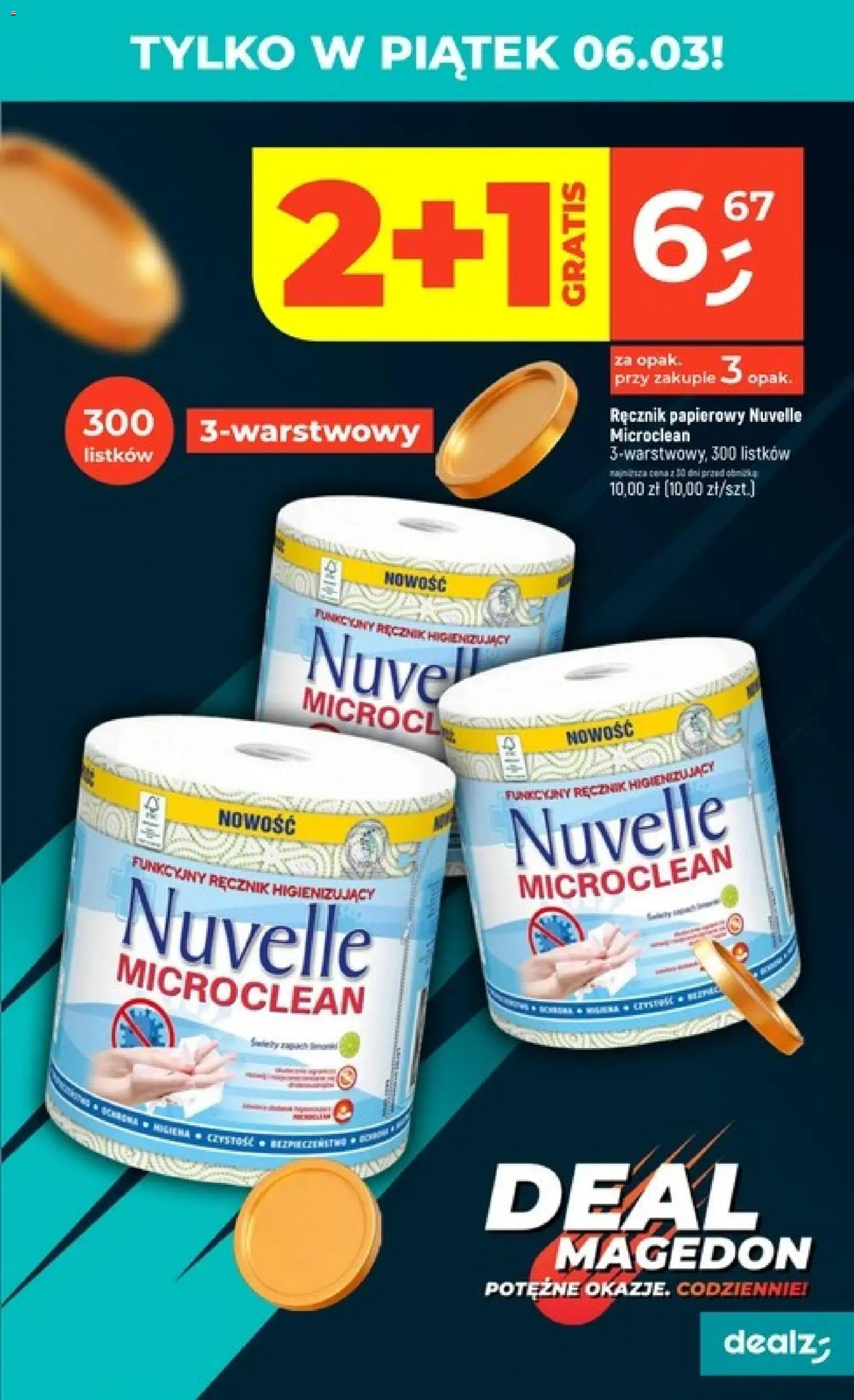 Dealz gazetka od 05.03.2026 | Strona: 3 | Produkty: Ręcznik papierowy