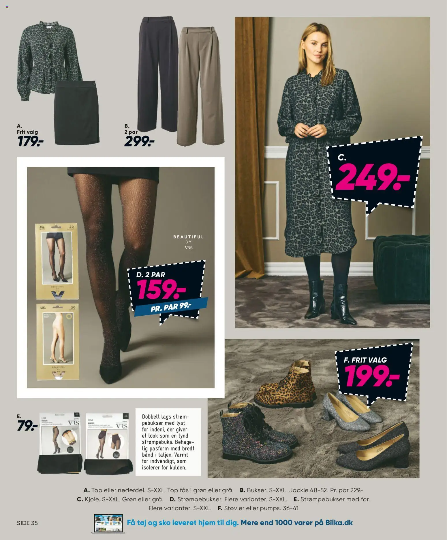 Bilka tilbudsavis – gyldig fra 21.11.2025 | Side: 51 | Produkter: Støvler, Strømpebukser, Søm, Sko