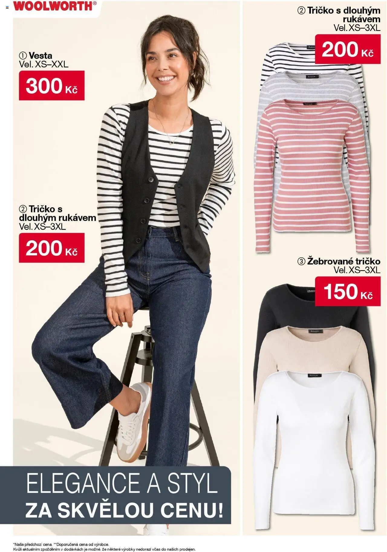 Woolworth leták od 12.09.2025 - akční nabídka | Strana: 4 | Produkty: Tričko, Vesta