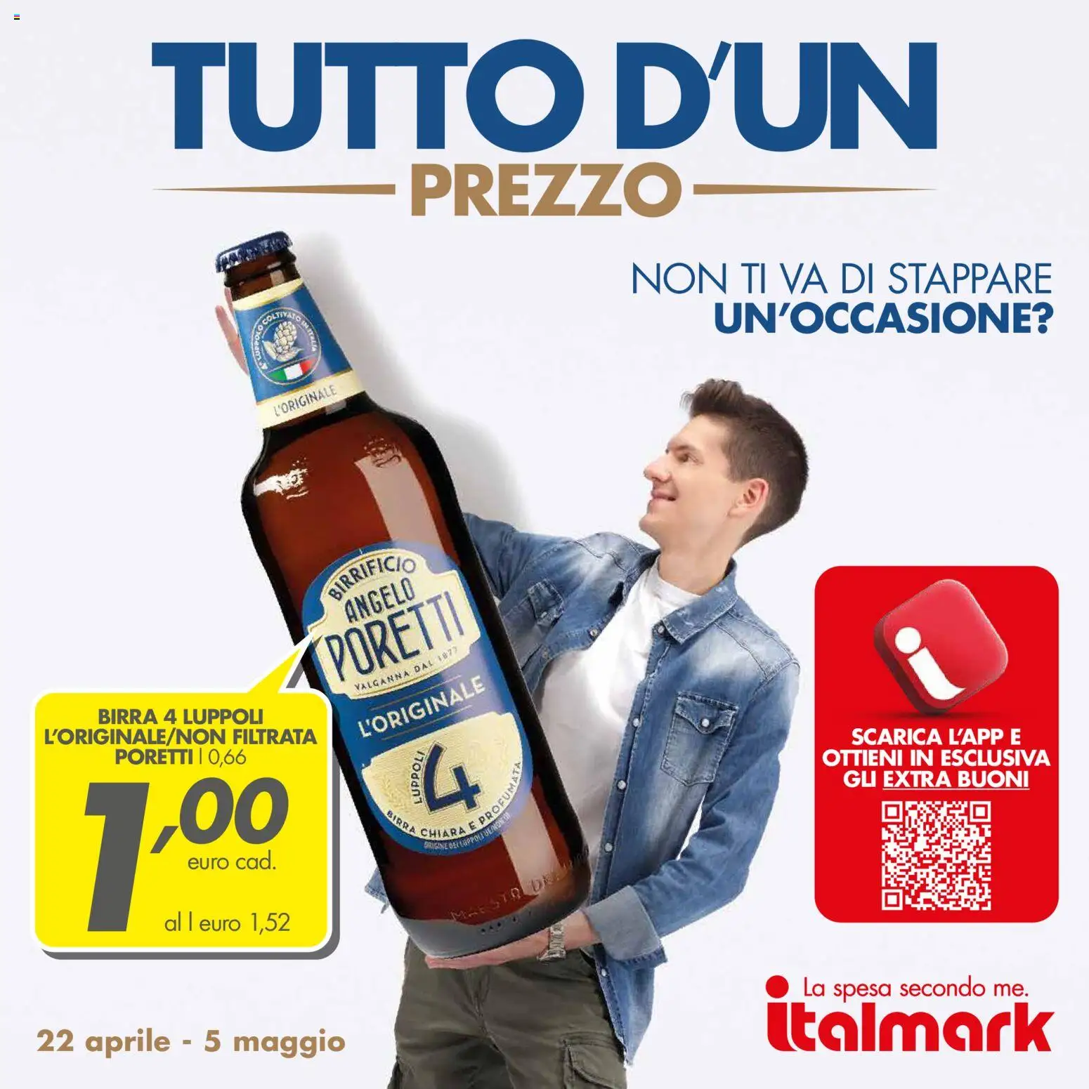 Volantino Italmark del 22.04.2026 | Pagina: 1 | Prodotti: Birra