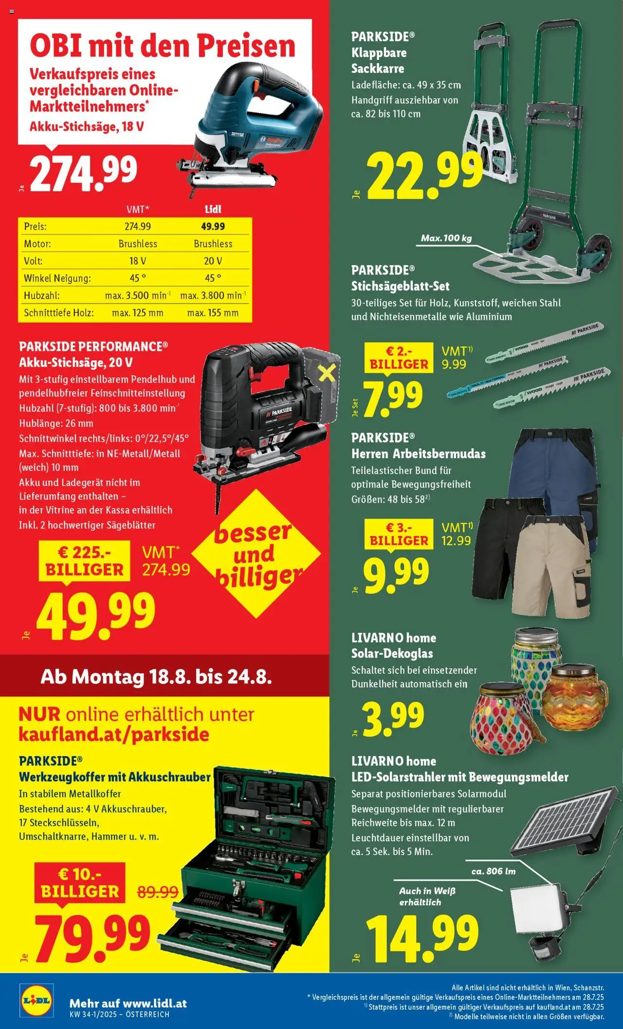 Lidl Flugblatt gültig ab 14.08.2025 | Seite: 32 | Produkte: Koffer