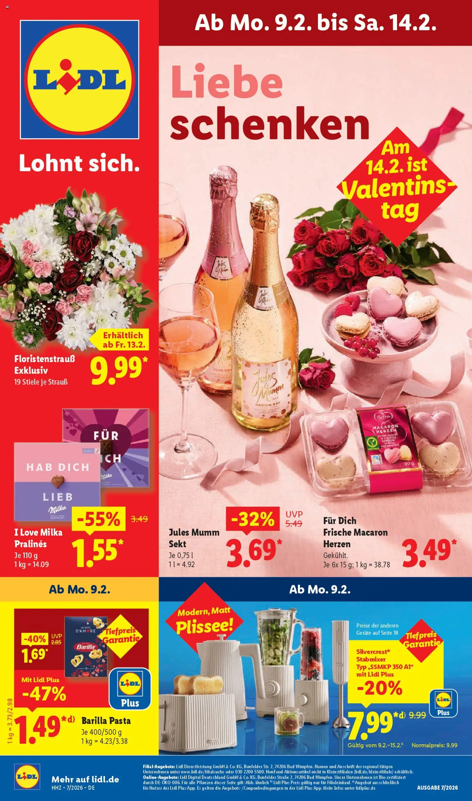 Lidl Prospekt Düsseldorf – gültig ab 09.02.2026 | Seite: 1