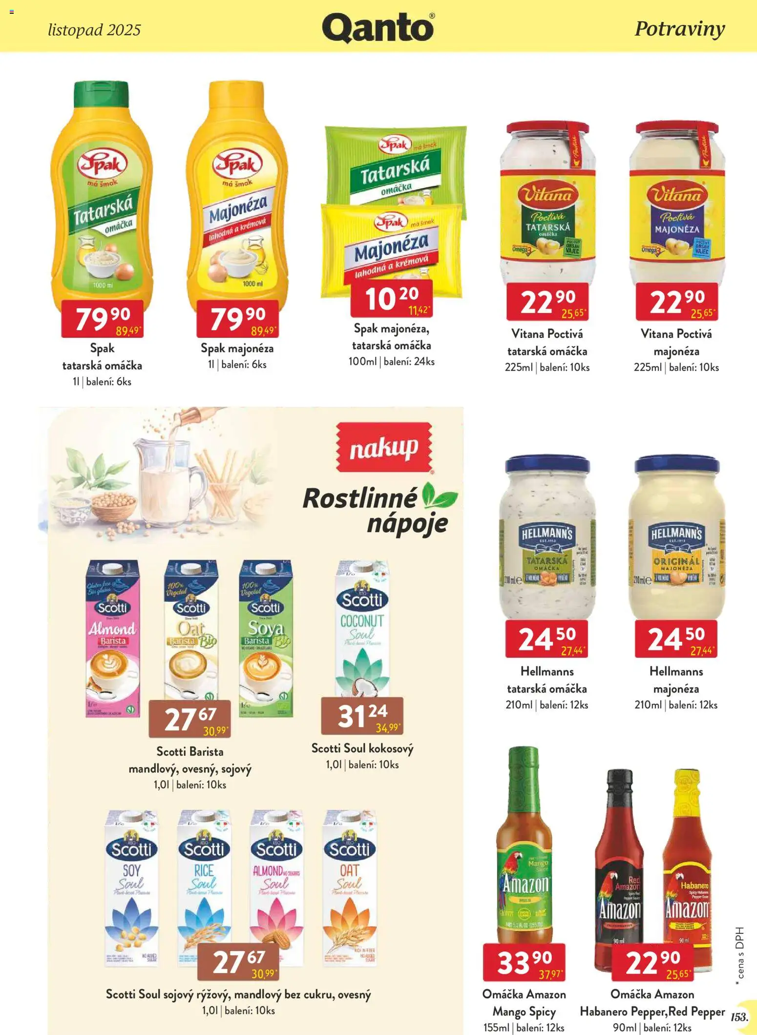 Astur & Qanto - Leták - Velkoobchod 11/2025 od 01.11.2025 | Strana: 153 | Produkty: Hellmann's, Majonéza, Potraviny, Tatarská omáčka