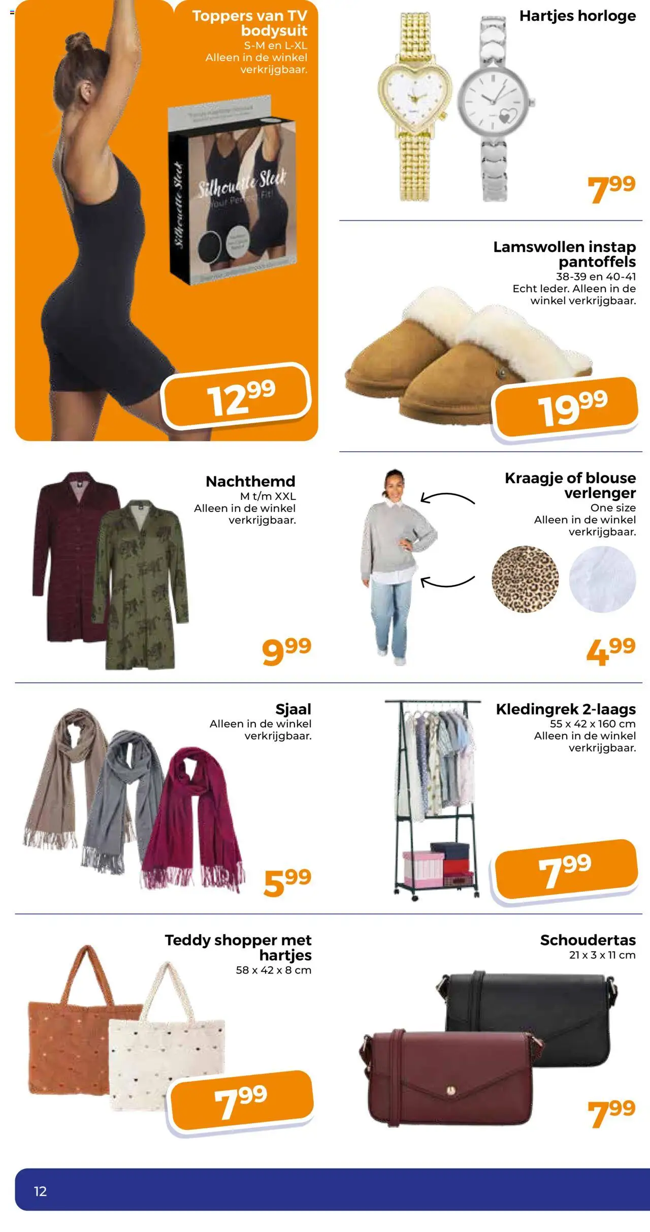  | Pagina: 12 | Producten: Blouse, Sjaal, Horloge, Tv