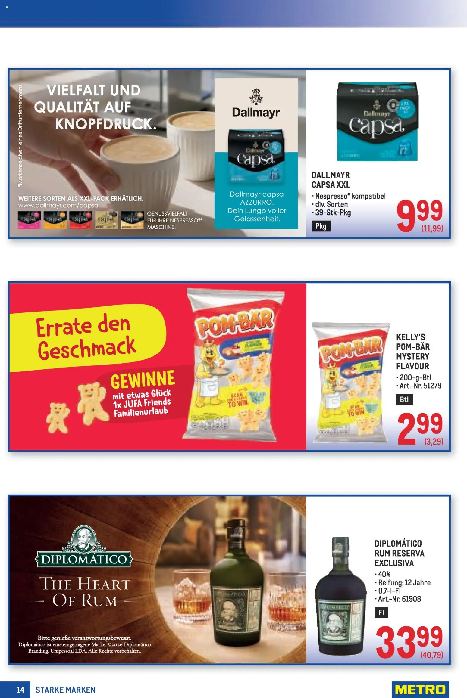 Metro angebote Starke Marken gültig ab 16.04.2026 | Seite: 14