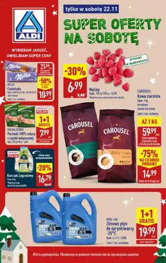 Pogląd oferty "Aldi Gazetka - Tylko w sobotę" - ważna od 22.11.2025