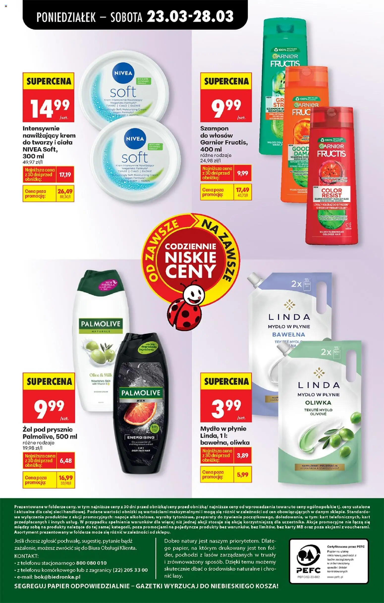 Biedronka Polsko leták od 23.03.2026 | Strana: 101 | Produkty: Mýdlo, Vegan, Nivea, Body