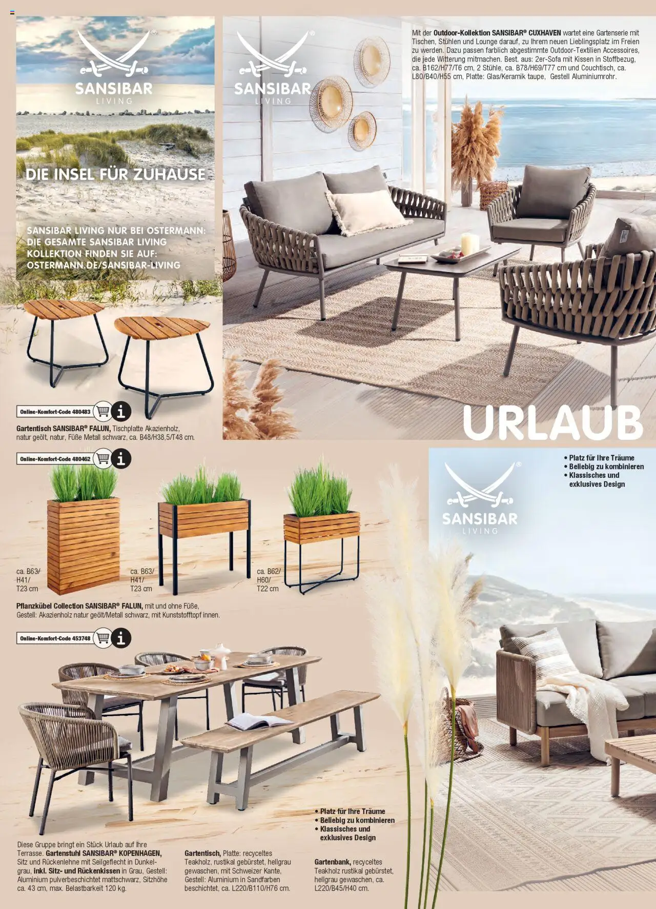 Ostermann Sansibar Living  – gültig ab 01.01.2025 | Seite: 34 | Produkte: Kissen