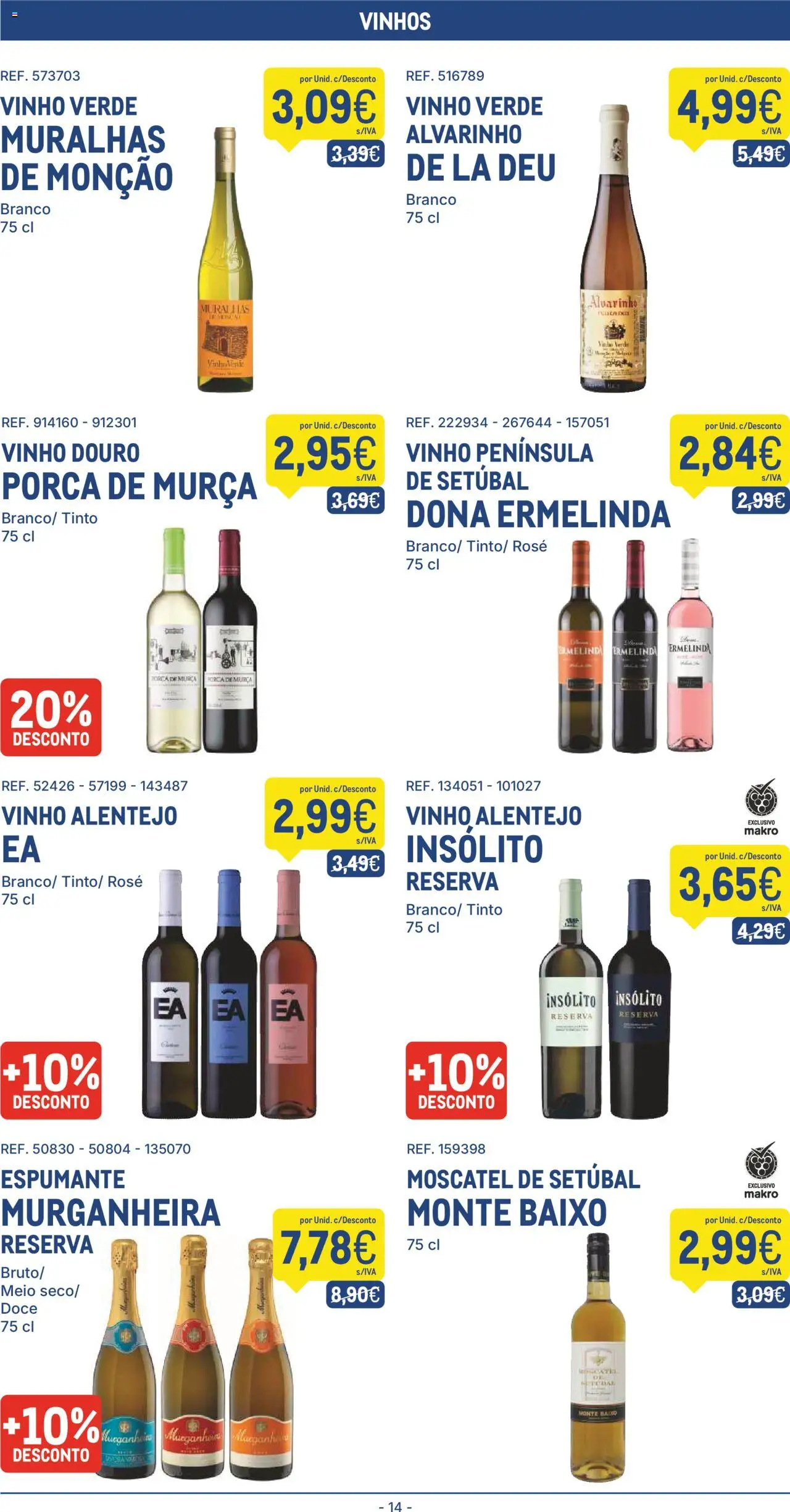 Makro folheto │ válido de 22.07.2025 | Página: 14 | Produtos: Espumante, Vinho