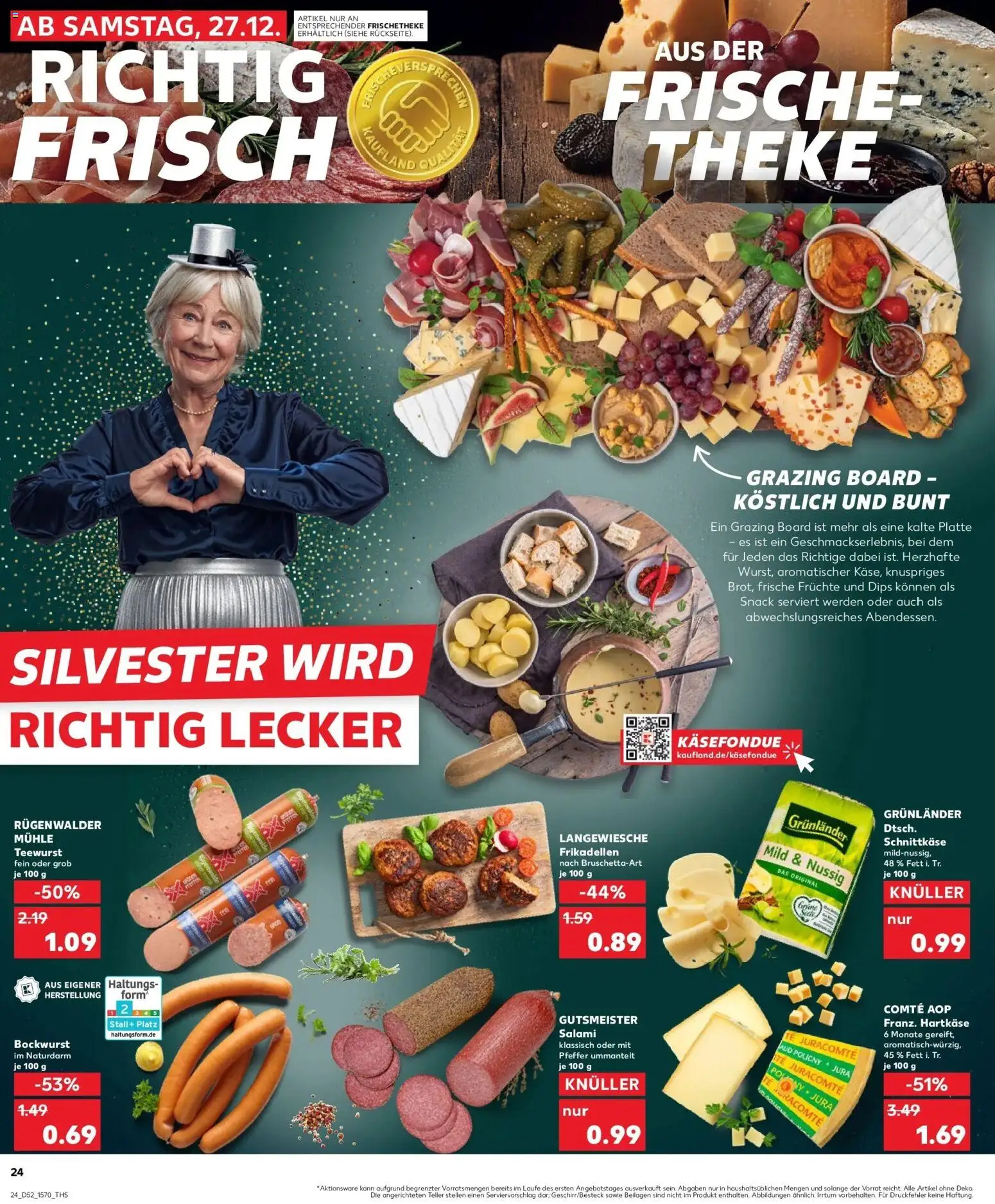 Kaufland prospekt Kamp-Lintfort	 – gültig ab 29.12.2025 | Seite: 24 | Produkte: Jura, Grunlander, Pfeffer, Salami