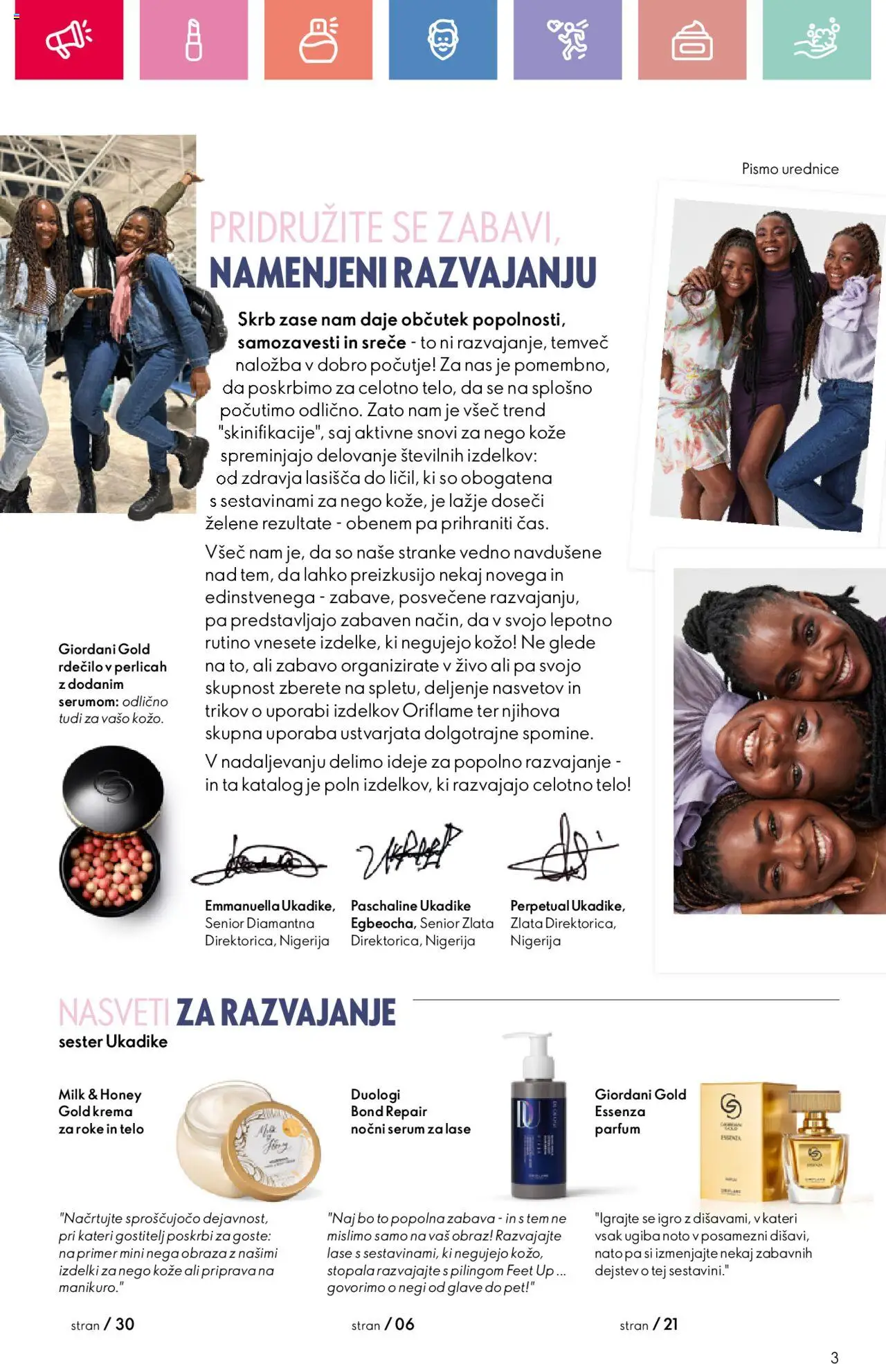 Oriflame katalog 11 │ velja od 03.08.2025 | Stran: 3 | Izdelki: Parfum, Krema