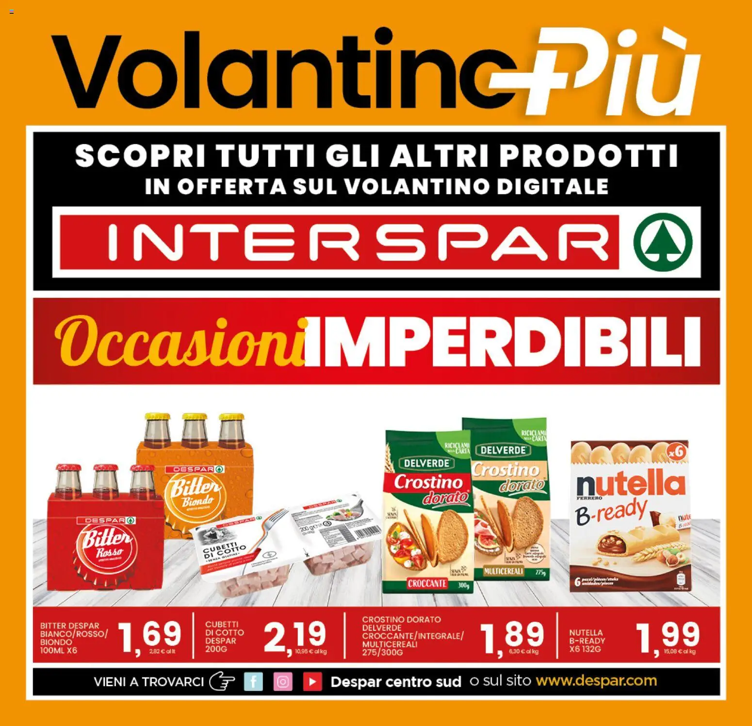 Volantino Interspar del 16.03.2026 | Pagina: 21 | Prodotti: Nutella
