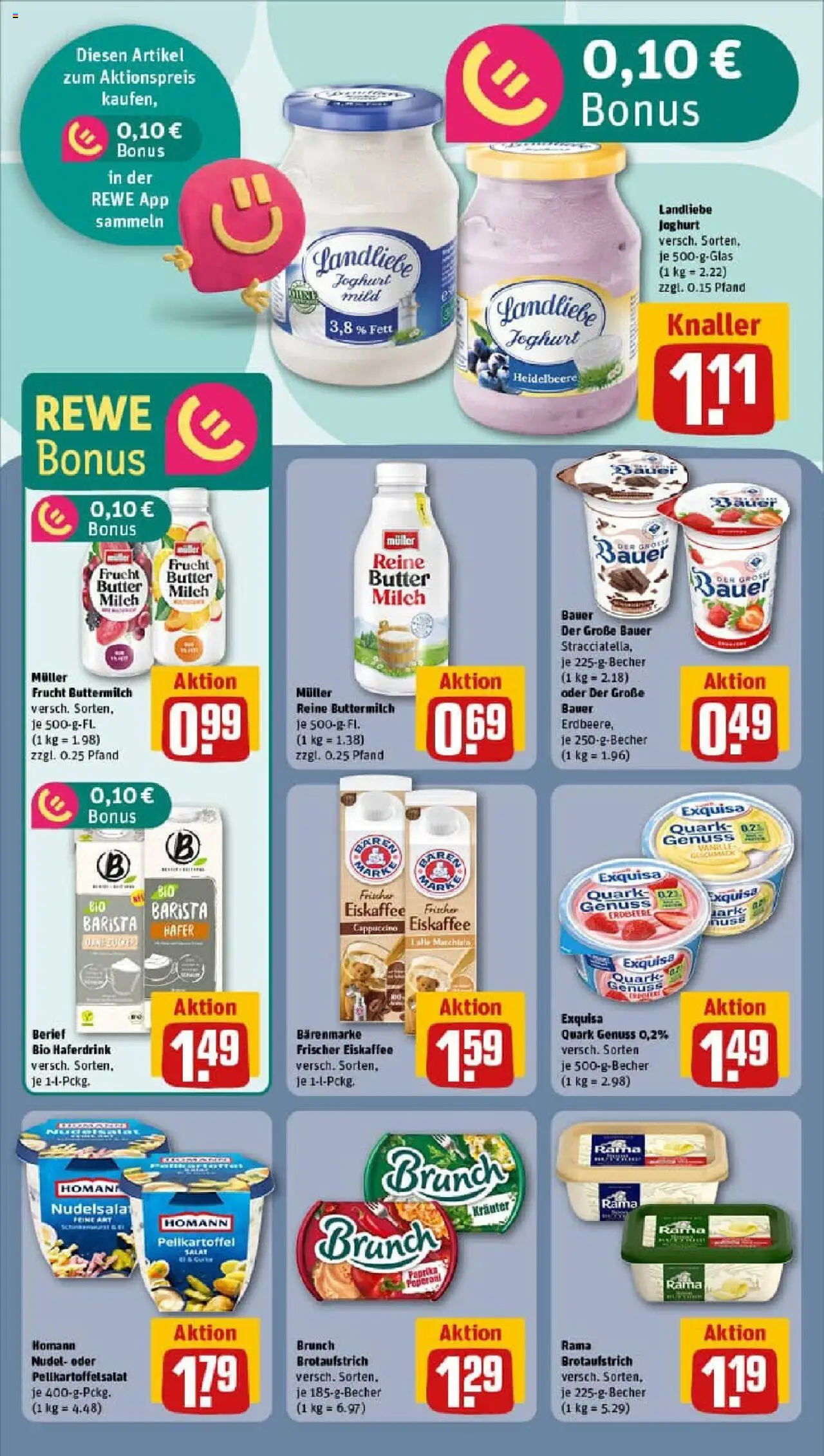 Rewe prospekt Ebersbach	 - gültig ab dem 03.08.2025 | Seite: 11 | Produkte: Rama, Quark, Butter, Paprika