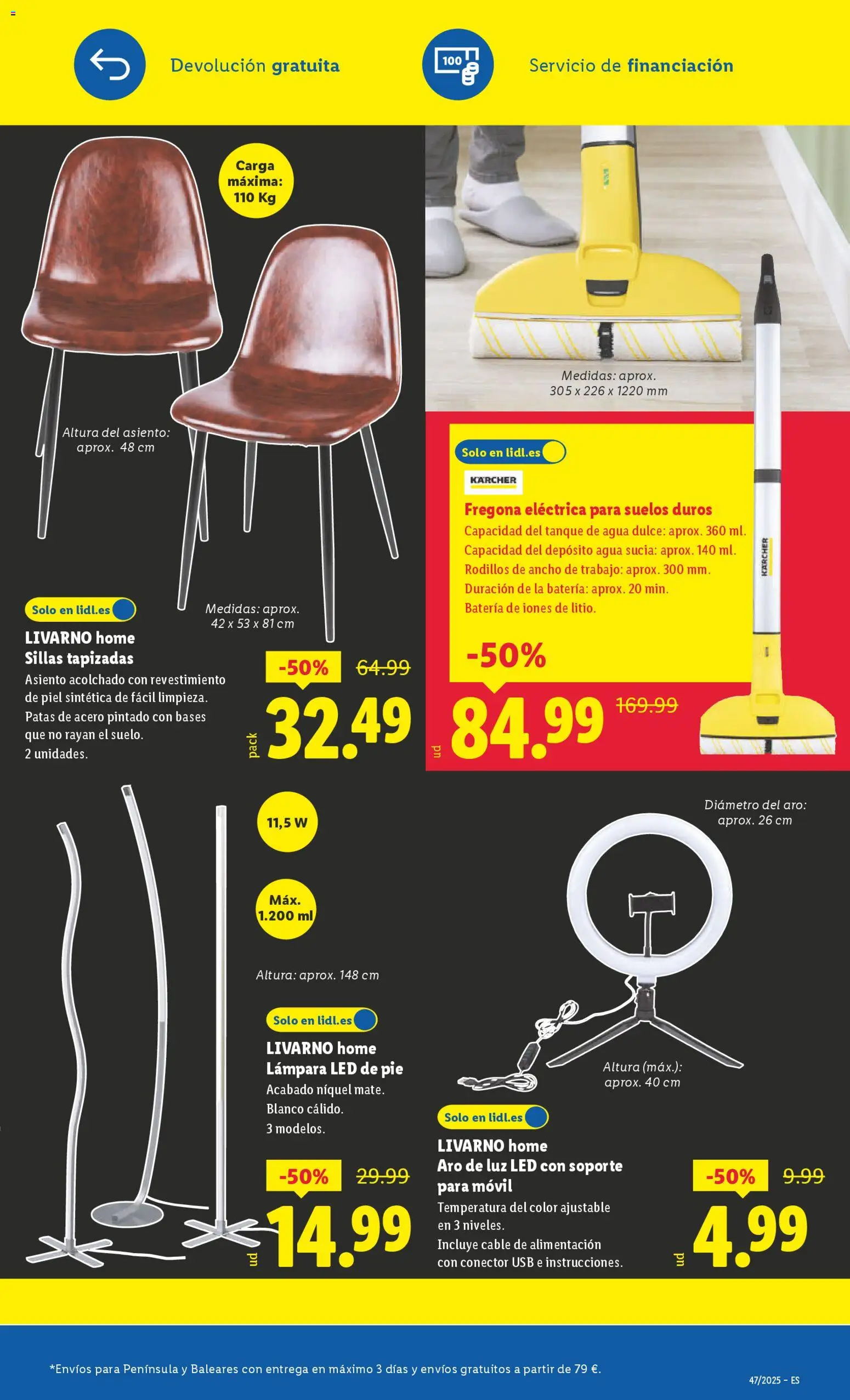 Lidl folleto de bazar │ válido desde el 17.11.2025 | Página: 3 | Productos: Cable, Conector, USB, Lámpara