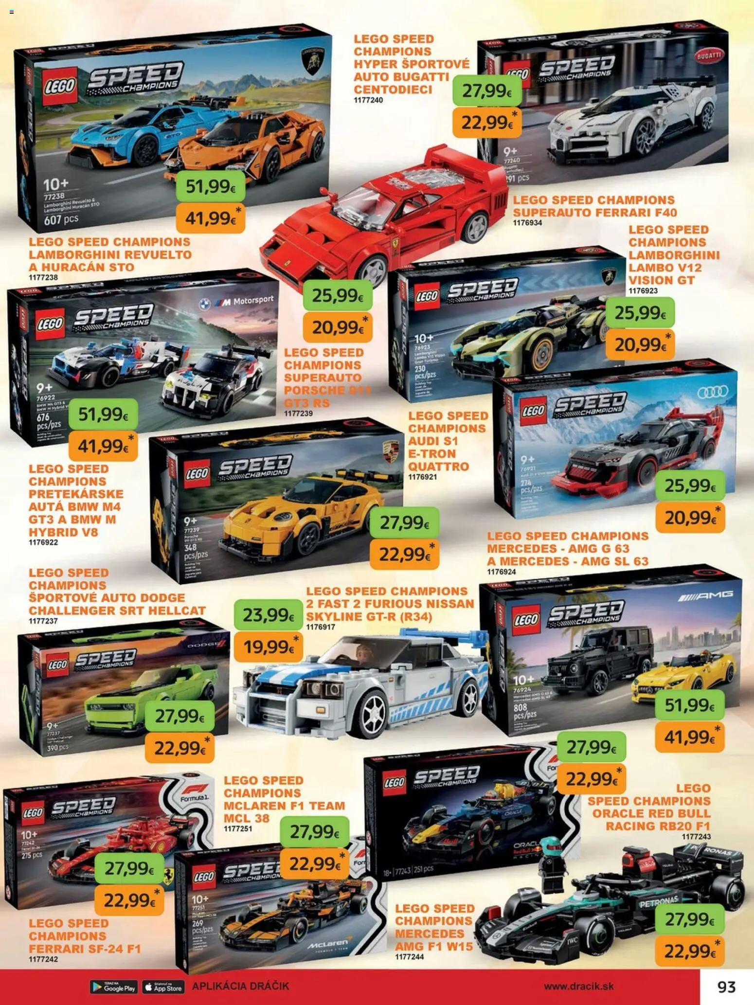 Nové Dráčik akcie – leták je platný od 03.10.2025 | Strana: 103 | Produkty: LEGO, Red Bull