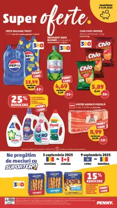 Noul catalog PENNY – valabil de la 03.09.2025 | Pagină: 24 | Produse: Piersică, Covrigei, Bere, Biscuiți