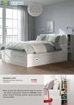 01.10.2025 tarihinden itibaren geçerli olan IKEA kataloğu önizlemesi | Sayfa: 5 | Ürünler: Karyola