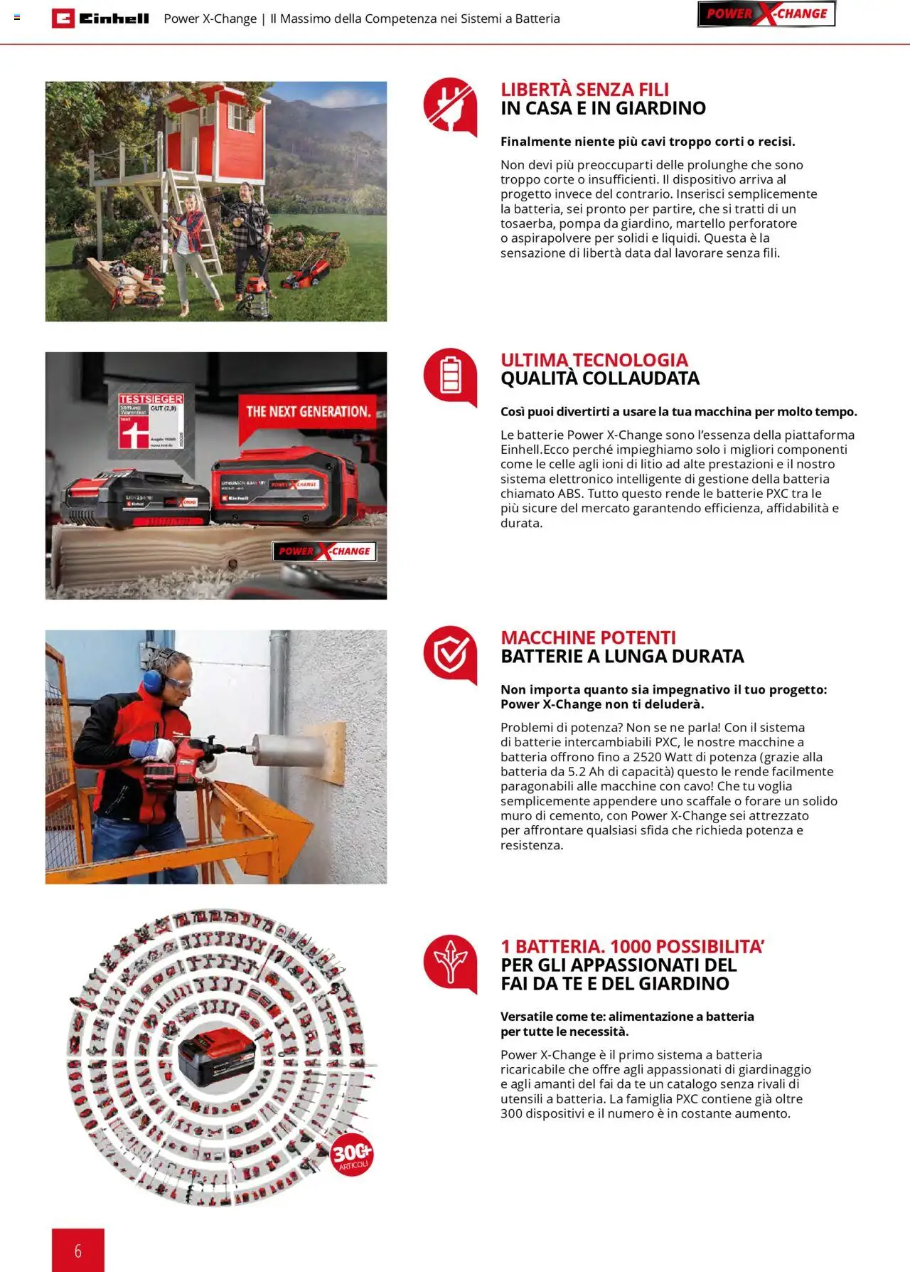 Volantino Einhell del 06.02.2025 | Pagina: 6 | Prodotti: Data, The, Martello, Batteria