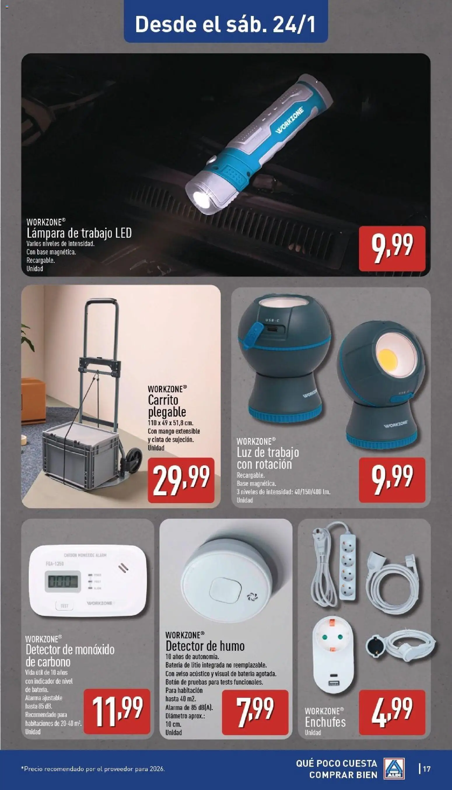 Aldi folleto Península │ válido desde el 19.01.2026 | Página: 17 | Productos: Ρούτερ, Batería, Lámpara