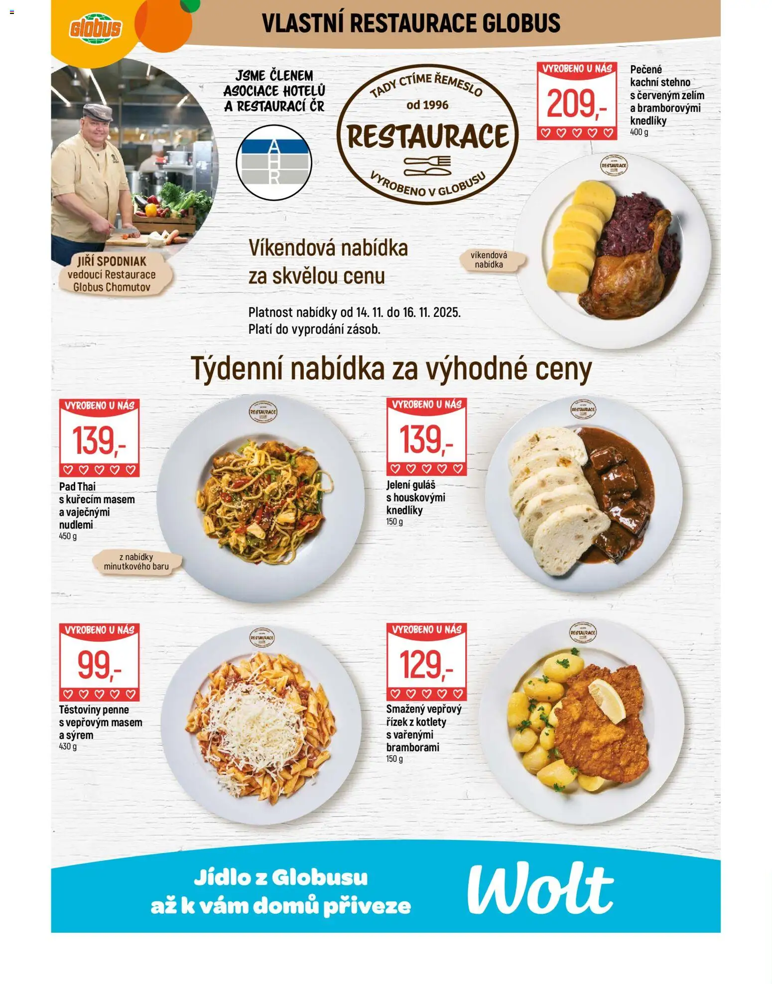 Globus leták - Chomutov od 12.11.2025 | Strana: 7 | Produkty: Penne, Globus, Těstoviny, Guláš