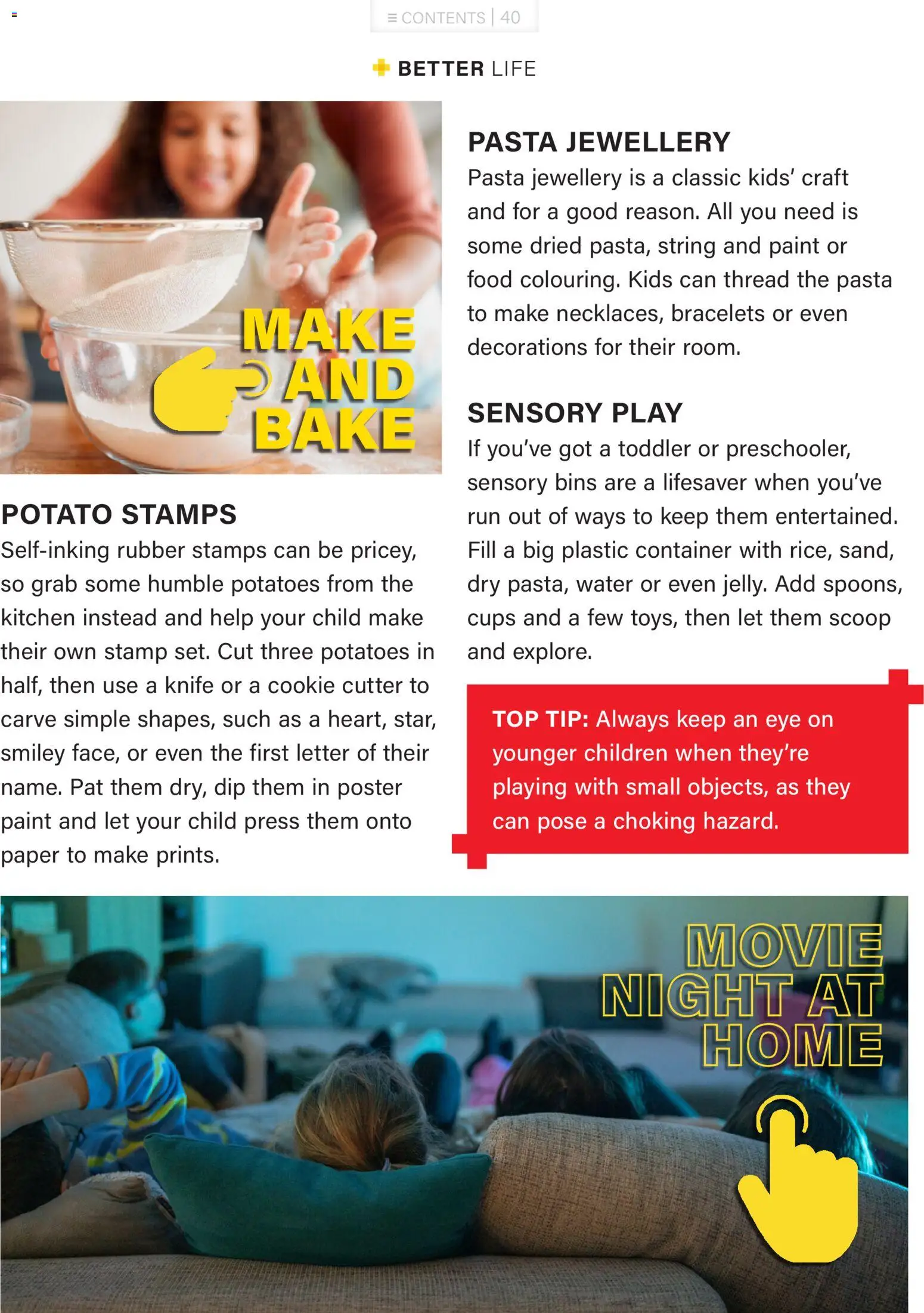 New Baby City catalogue – valid from 01.12.2025 | Page: 40 | Products: Cutter, Pasta, Potatoes, Paper