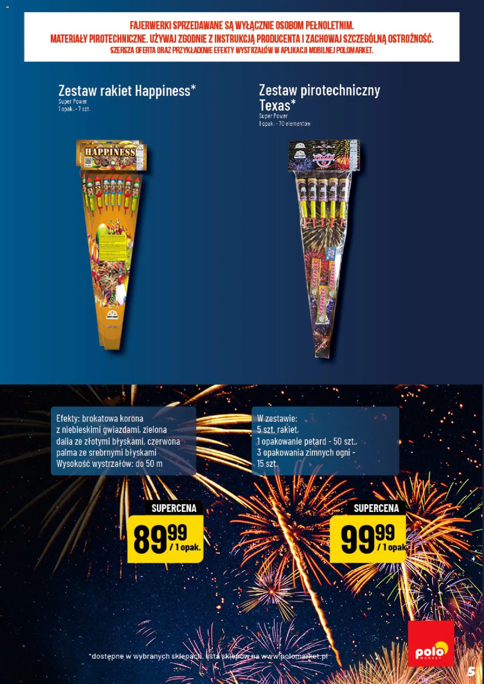 POLOmarket Gazetka - Inspirujący Tydzień od 27.12.2025 | Strona: 5 | Produkty: Fajerwerki