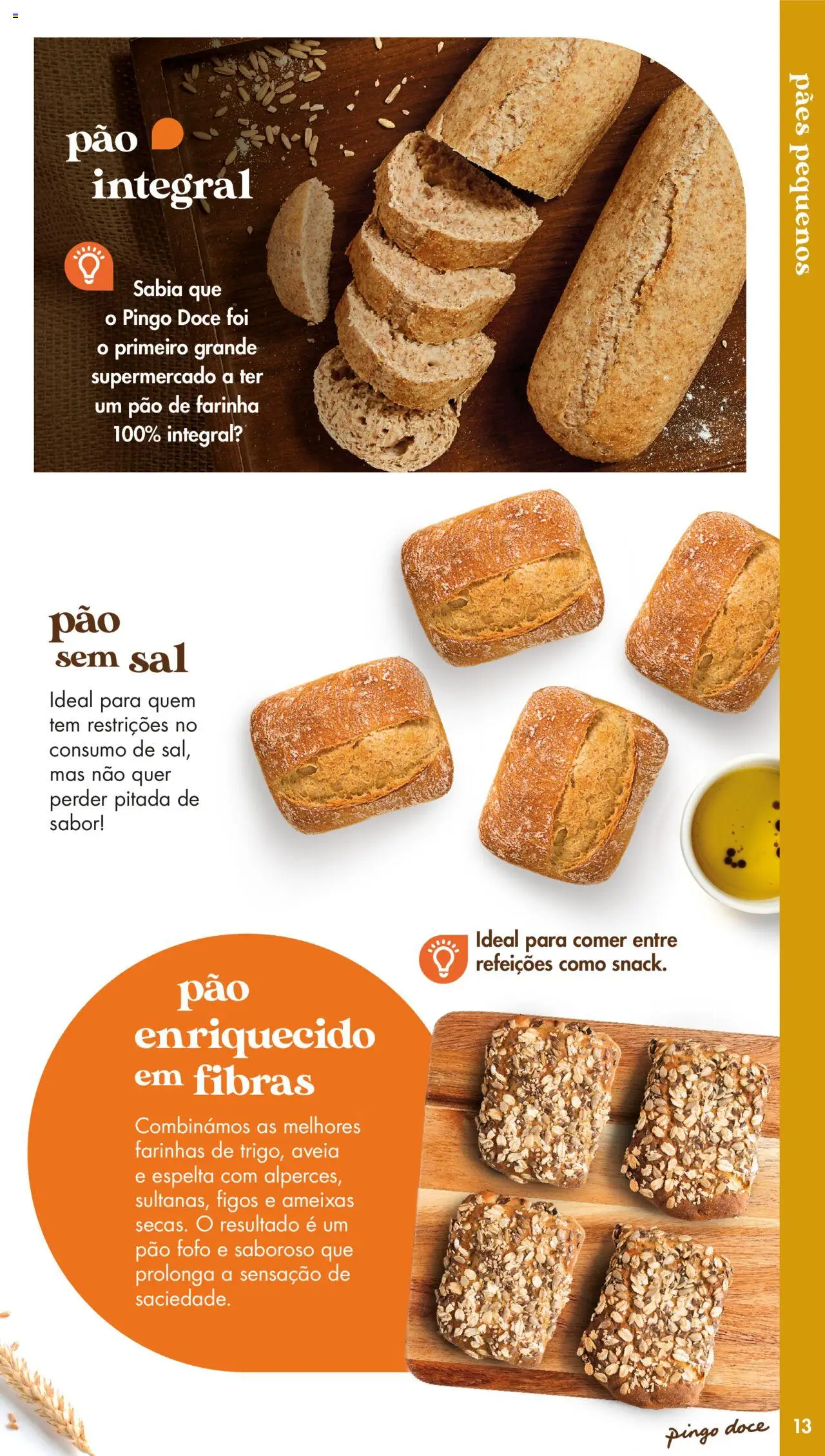 Pingo Doce - Catálogo-Padaria │ válido de 20.05.2025 | Página: 13 | Produtos: Ameixas, Aveia, Sal, Pão