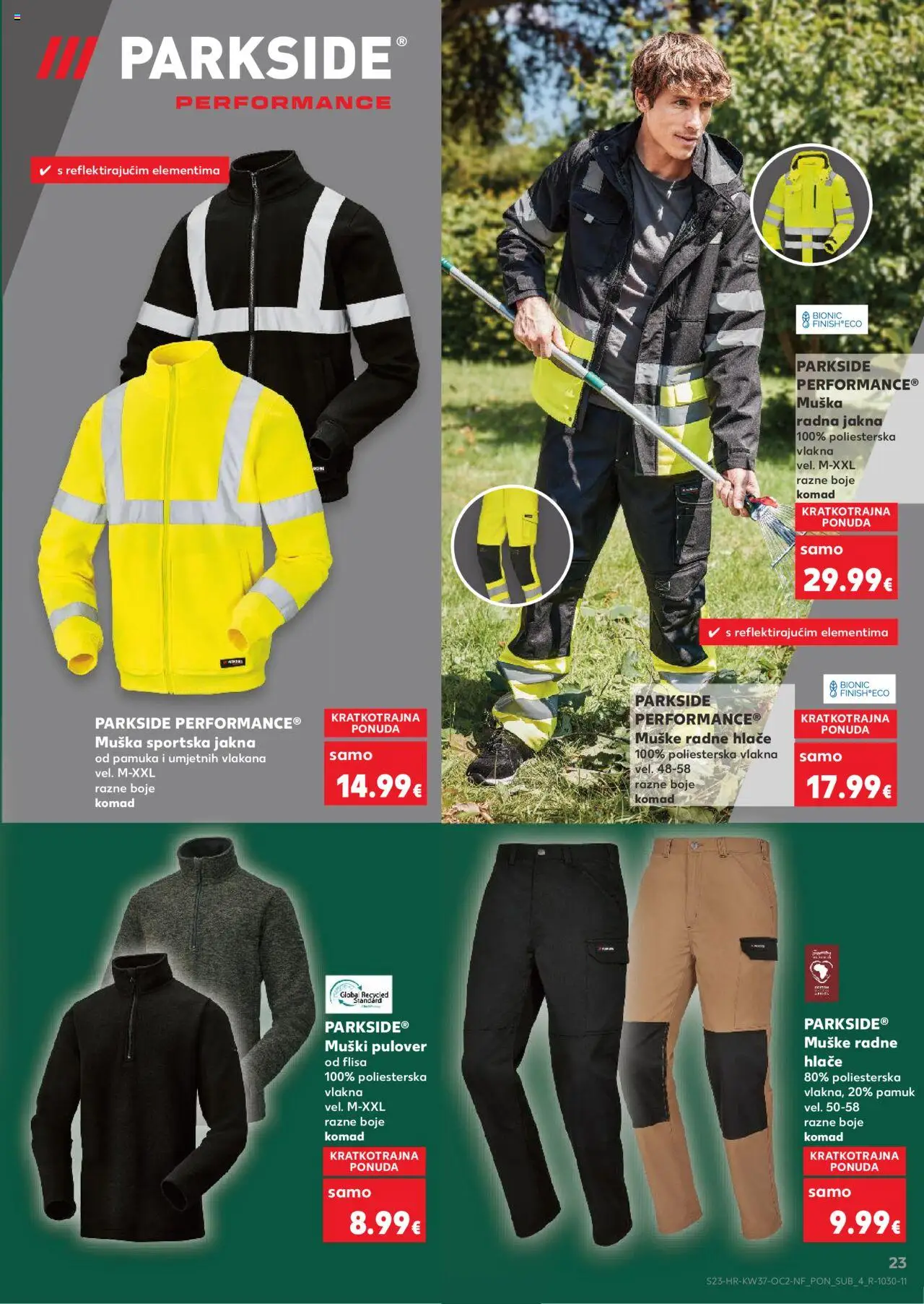 Kaufland katalog | vrijedi od 10.09.2025 | Stranica: 23 | Proizvodi: Jakna, Hlače, Parkside