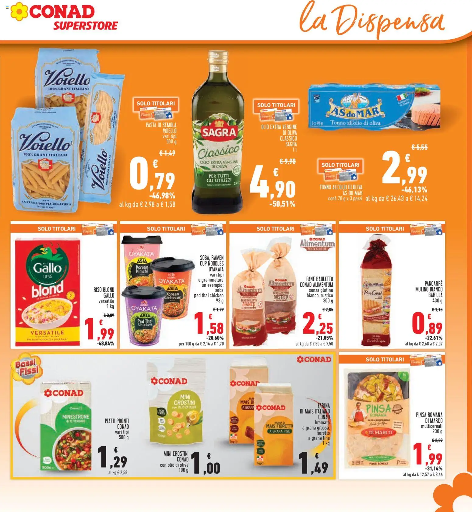 Volantino Conad del 07.01.2026 | Pagina: 19 | Prodotti: Minestrone, Pane, Pasta, Mais