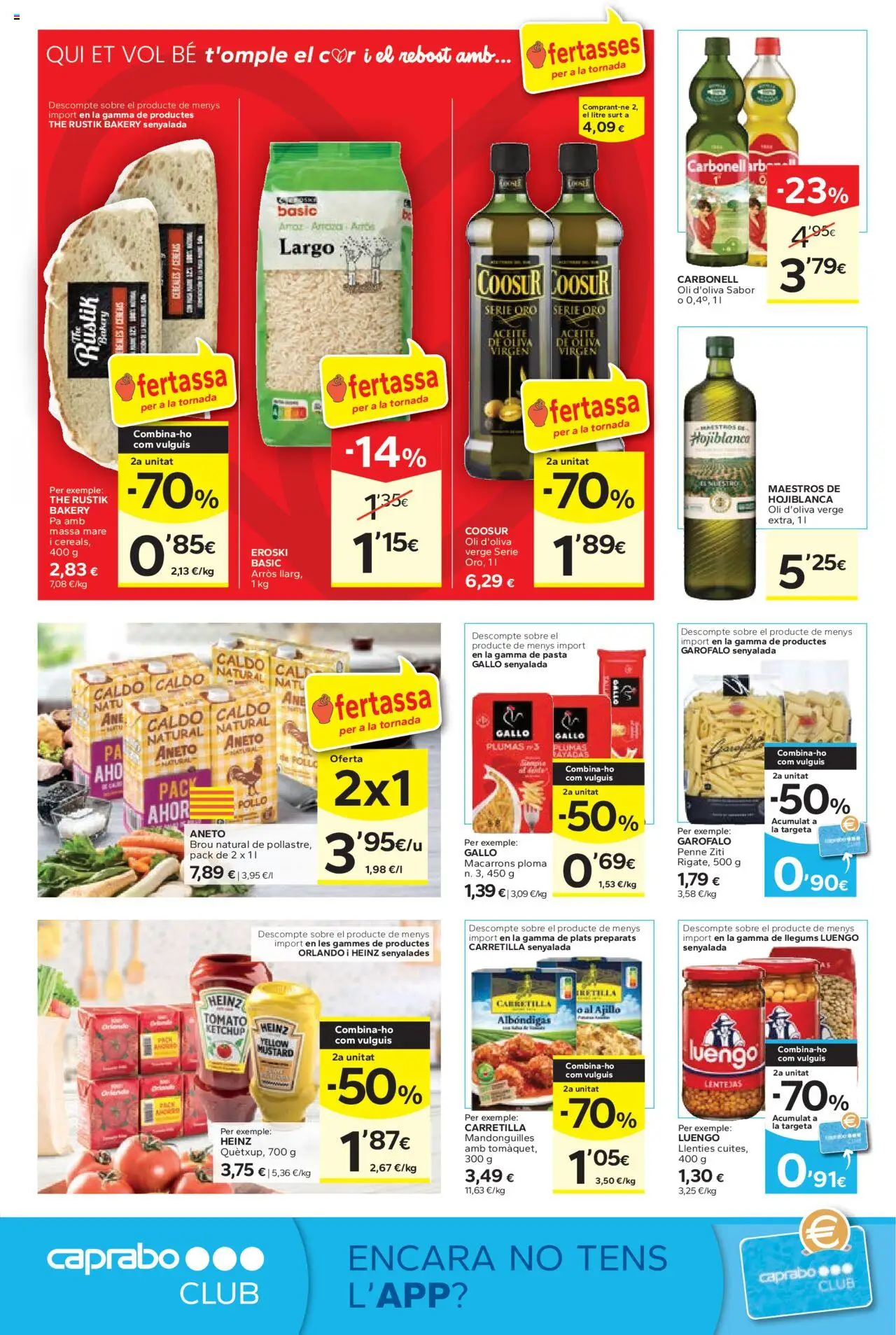 Caprabo - Ofertasses per a la tornada │ válido desde el 18.09.2025 | Página: 22