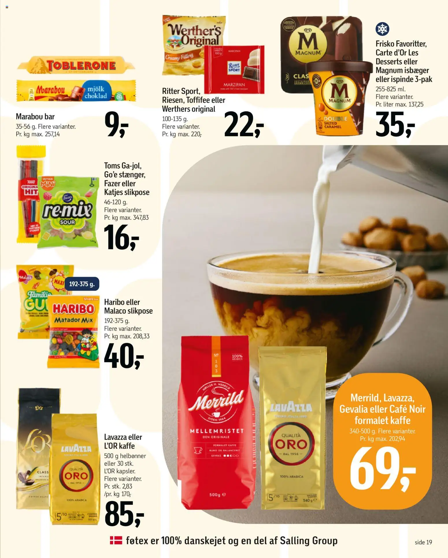 Føtex tilbudsavis – gyldig fra 16.01.2026 | Side: 37 | Produkter: Kaffe, Marcipan