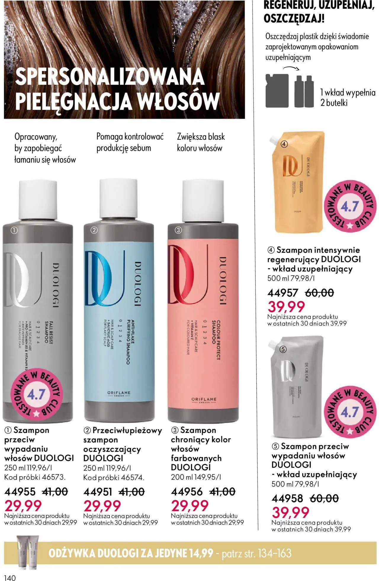 Oriflame Black Friday od 12.11.2025 | Strona: 140 | Produkty: Szampon, Odżywka