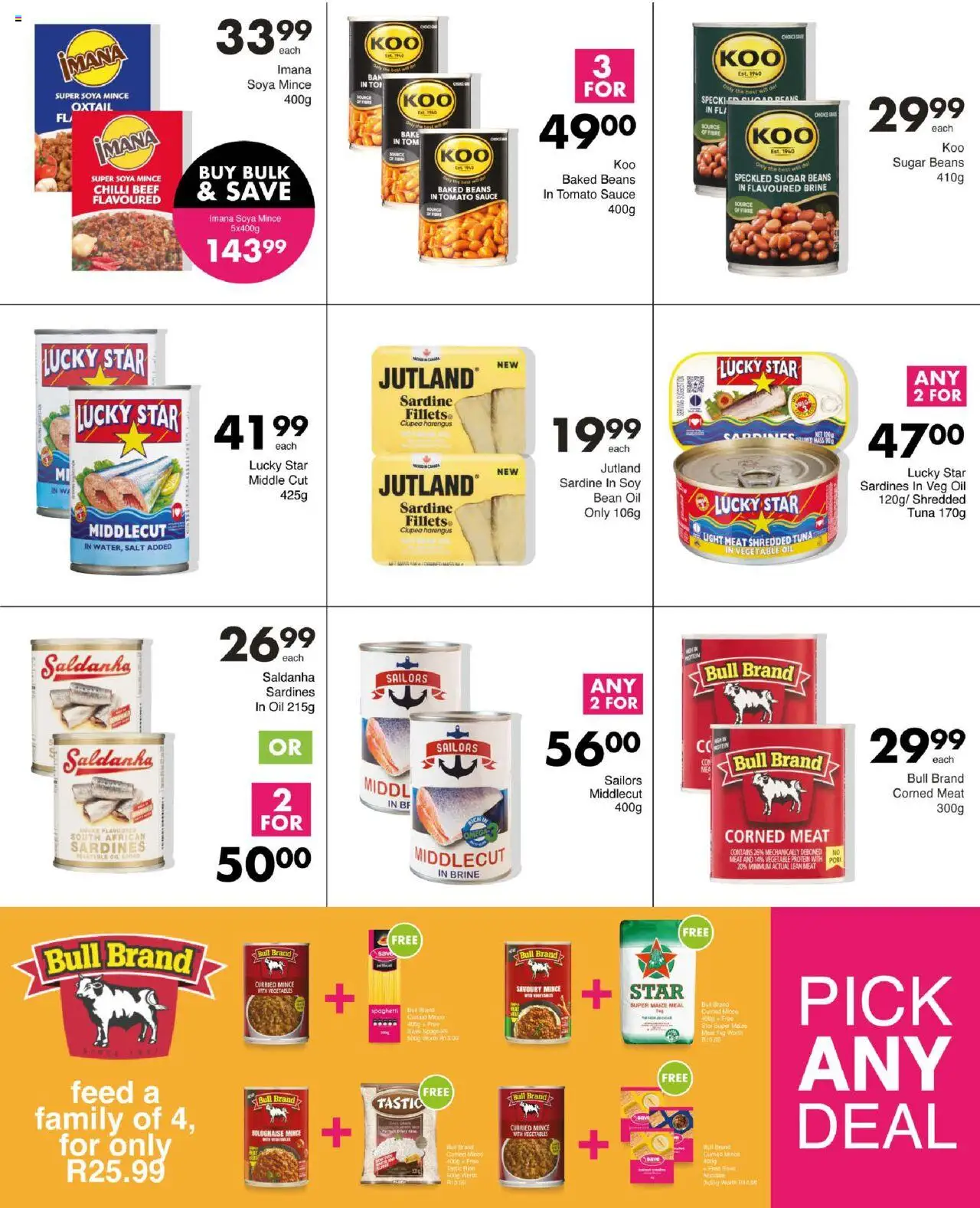 Save Specials │ valid from 31.07.2025 | Page: 19 | Products: Baked beans, Tomato sauce, Salt, Sugar