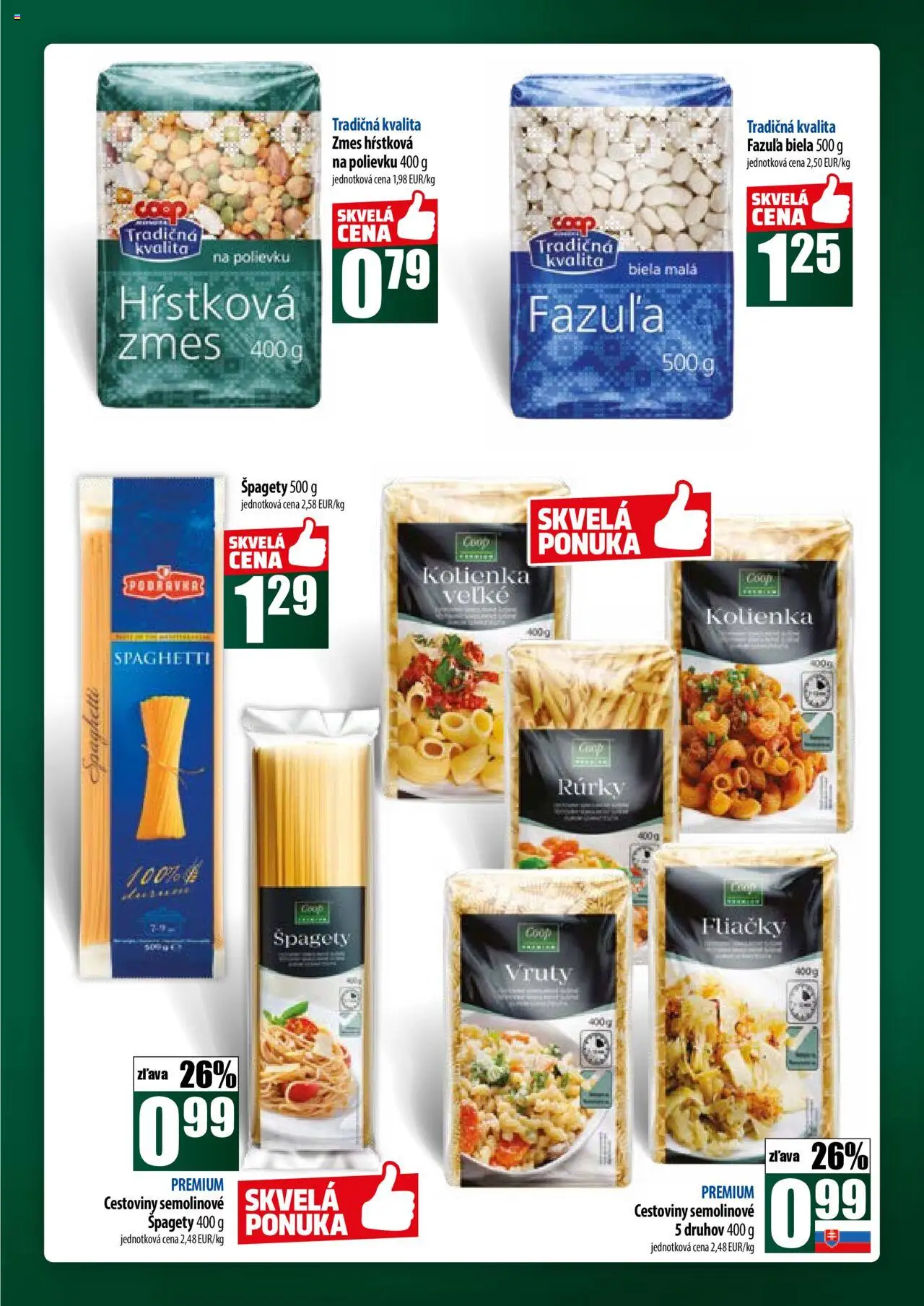 COOP Jednota široká ponuka │ platný od 17.07.2025 | Strana: 35 | Produkty: Cestoviny, Špagety