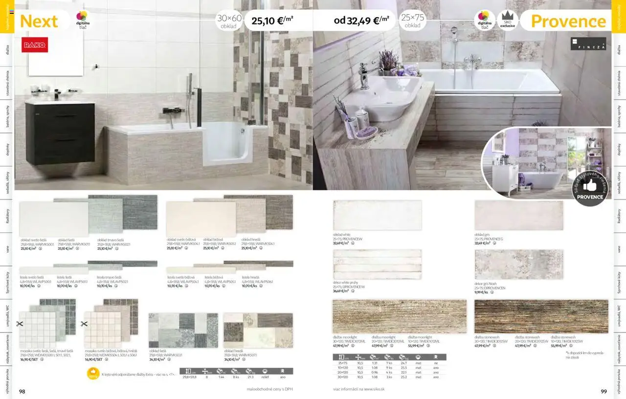 Nové Siko akcie – leták je platný od 01.09.2025 | Strana: 50 | Produkty: Osvetlenie, Svetlo, Dlažba, Radiátory