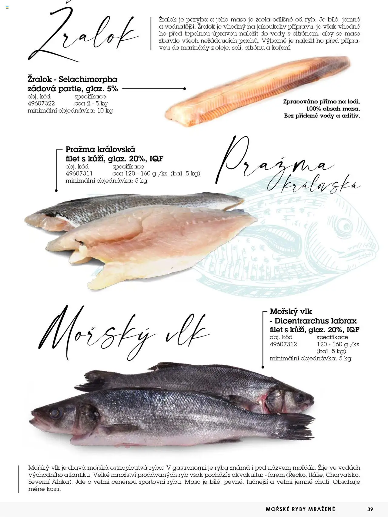 Jip katalog ryby 2024/25 od 30.12.2024 | Strana: 39 | Produkty: Ryba, Ryby, Filet, Maso