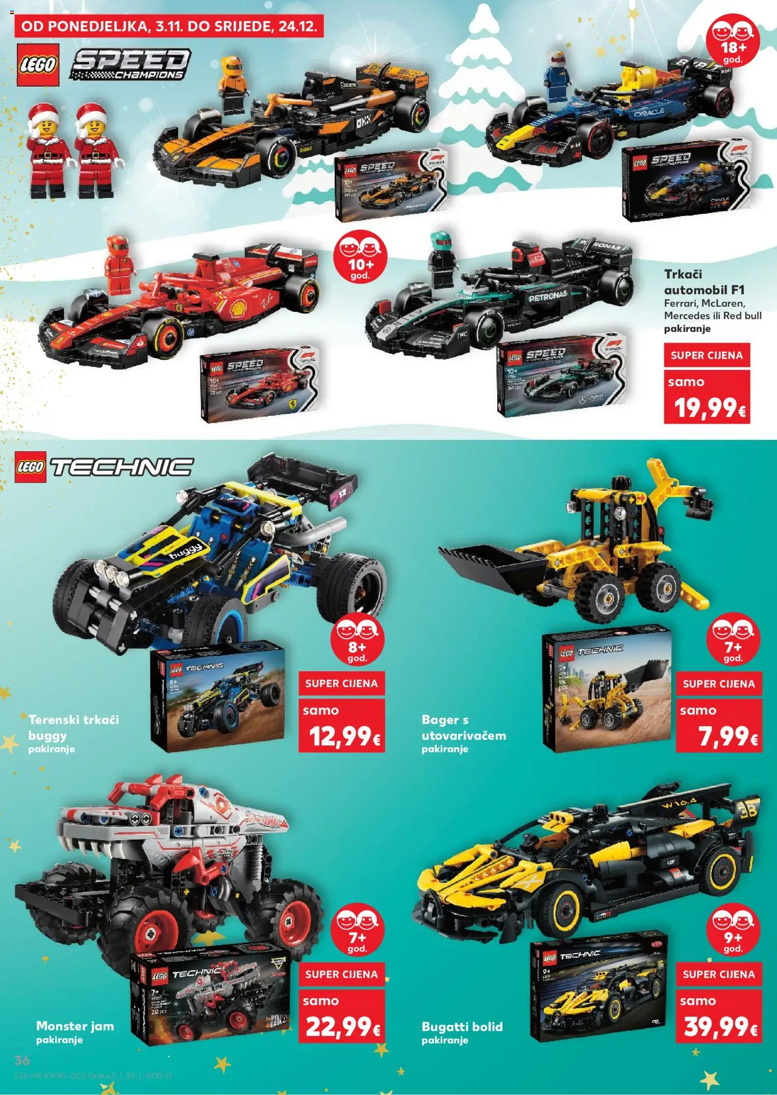 Kaufland katalog | vrijedi od 03.11.2025 | Stranica: 36 | Proizvodi: Red Bull, Lego
