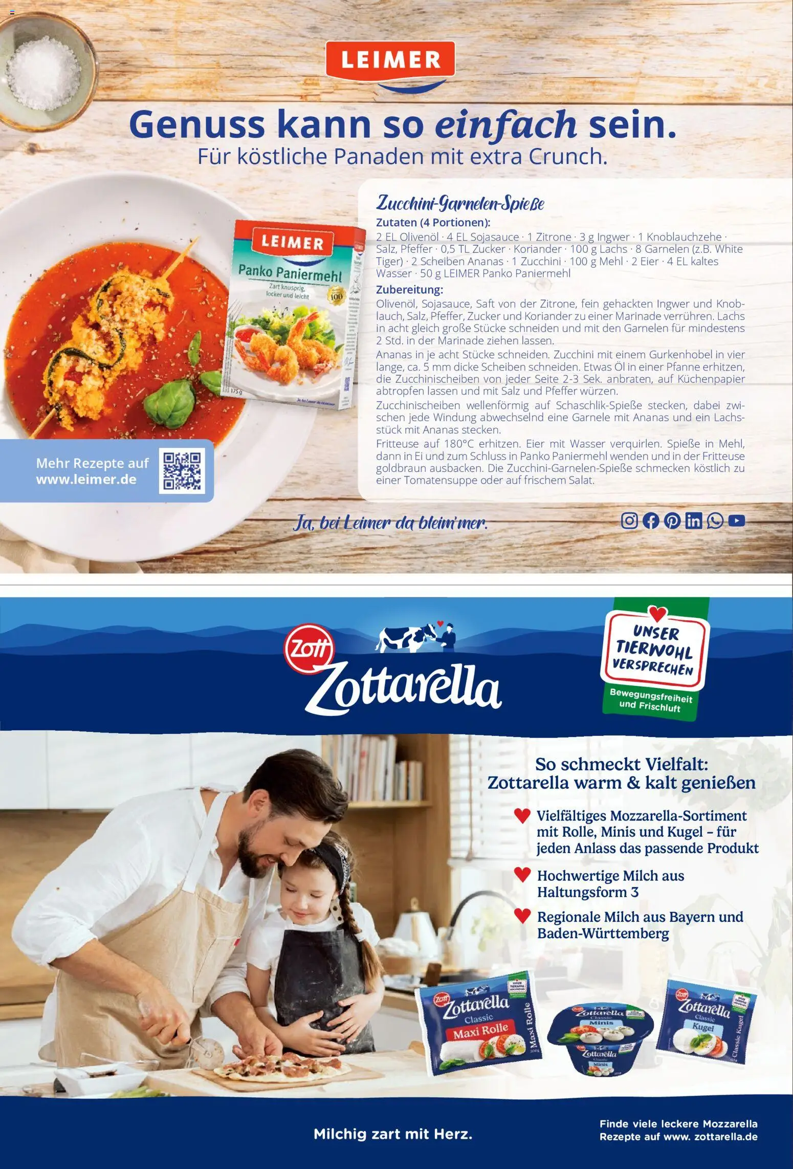Combi myTime April 2026 – gültig ab 01.04.2026 | Seite: 30 | Produkte: Mozzarella, Lachs, Wasser, Zitrone