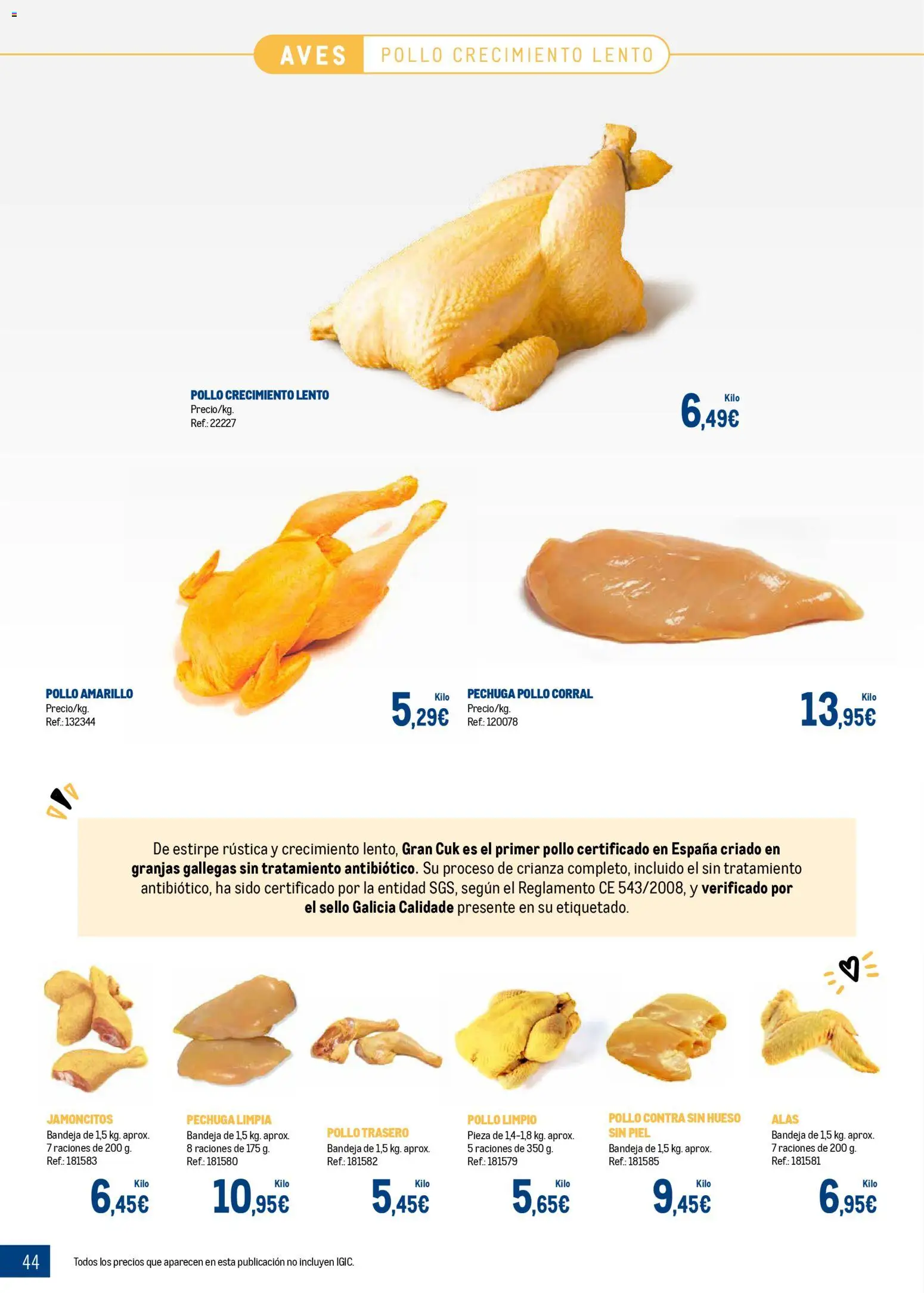 Makro - Expertos en carnes Canarias │ válido desde el 09.03.2026 | Página: 44 | Productos: Bandeja