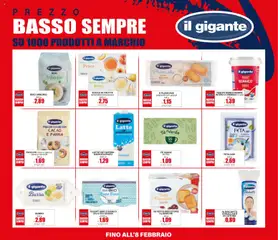 Anteprima del volantino Il Gigante Prezzo basso sempre catalogo valido a partire dal 15.01.2026 | Pagina: 5 | Prodotti: Yogurt greco, Frutta, Pesca, Nocciole